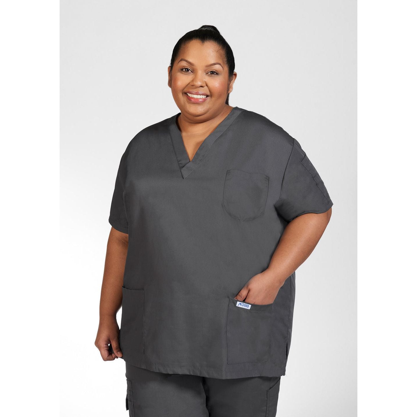 MOBB Unisex V-Neck Scrub Top