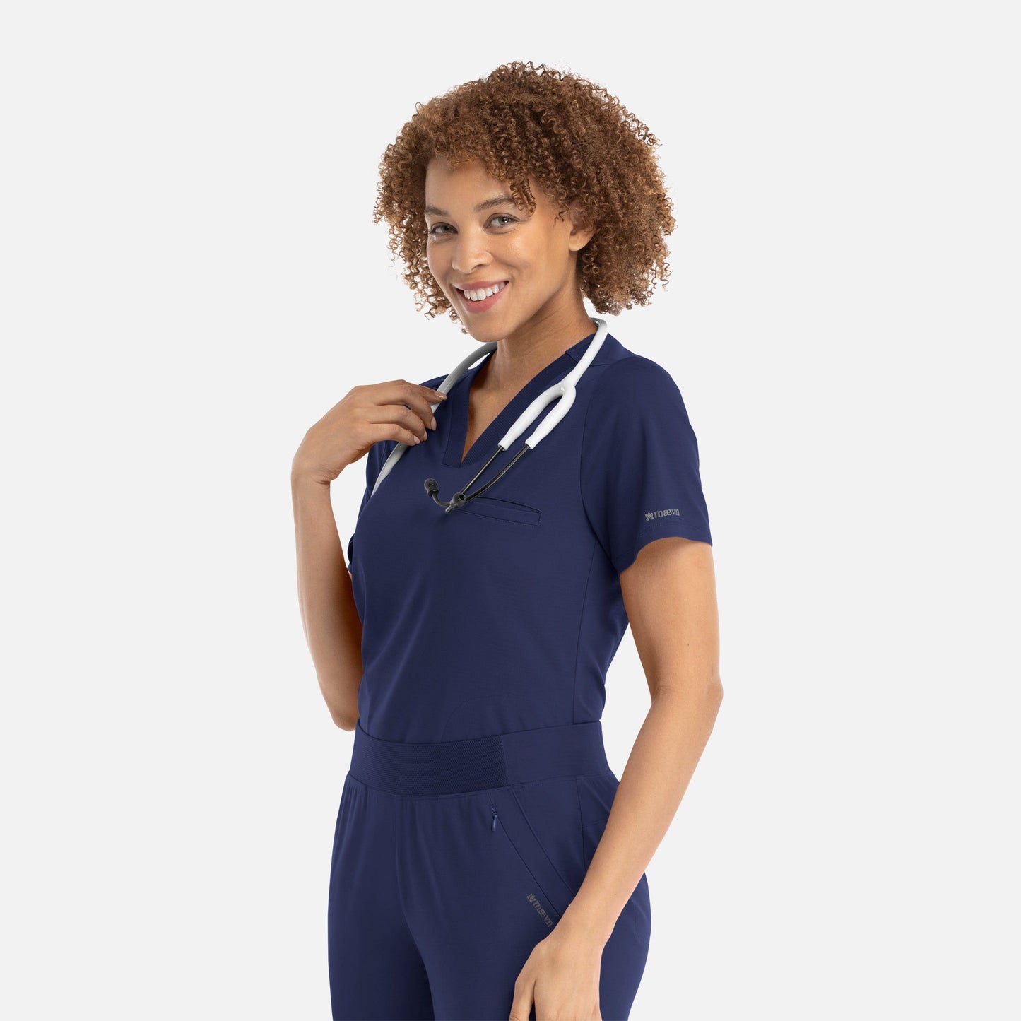 Women's Banded V-Neck Top