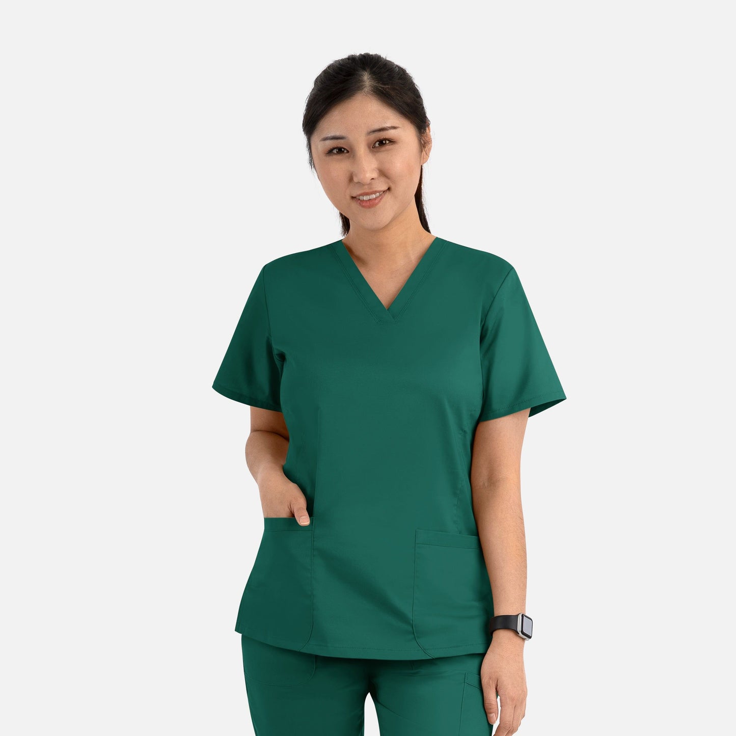 Ladies Basic V-Neck Top