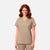 Ladies Mesh Pocket Mock Wrap Top