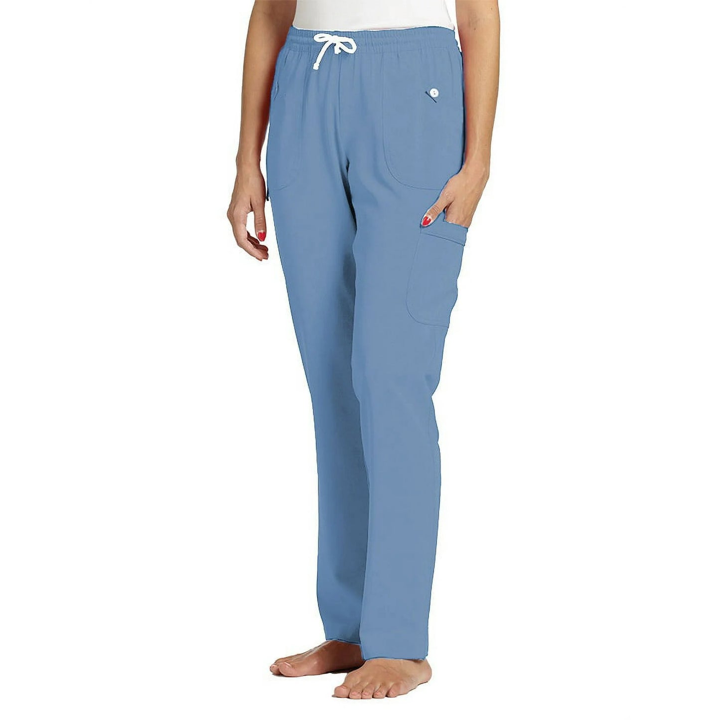 Elastic Waist Cargo Scrub Pants SALE