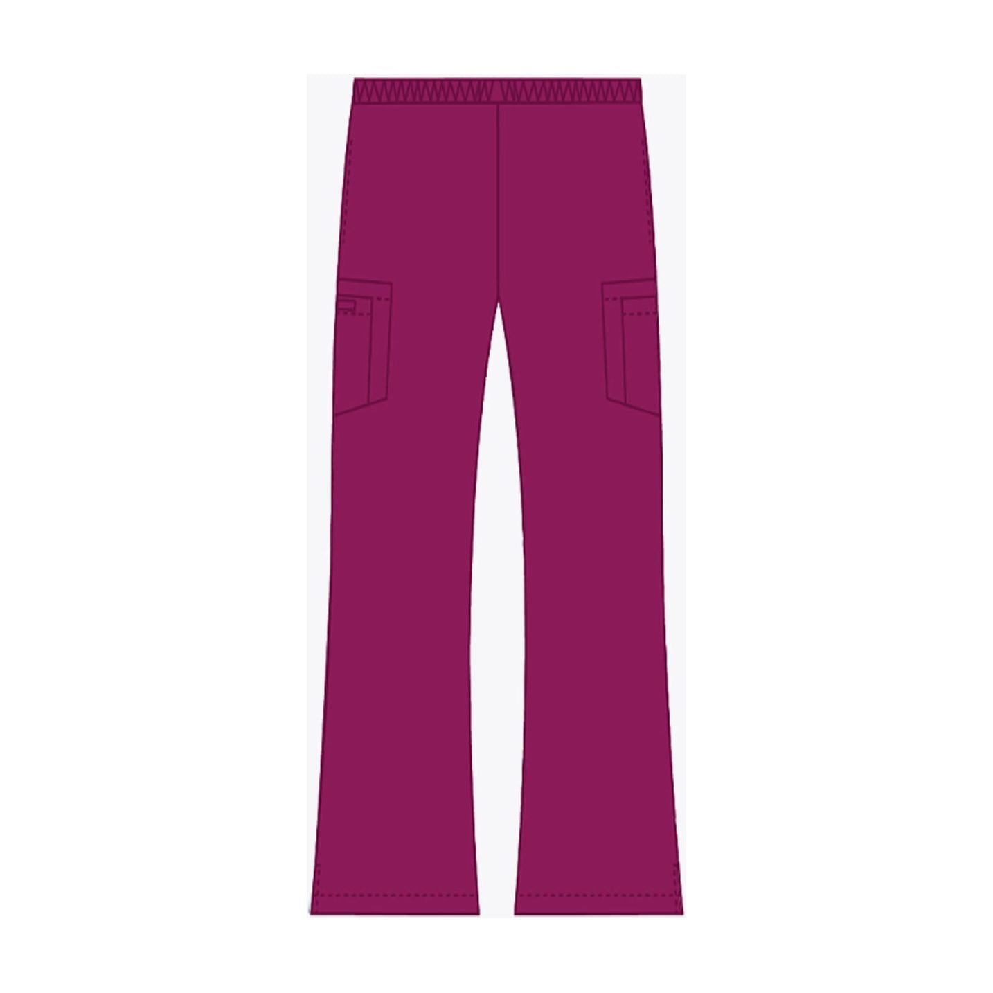 Unisex Boot Cut Flip Flap MOBB Scrub Pant