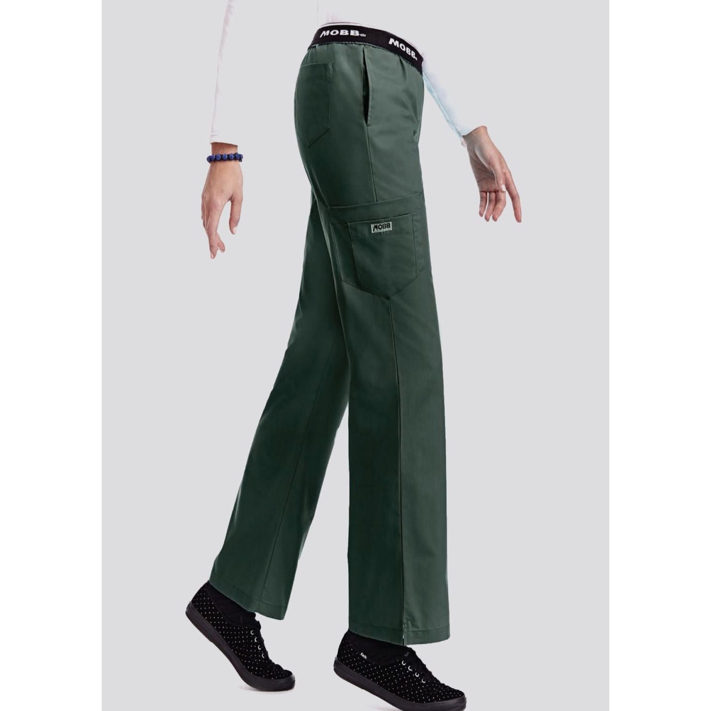 Unisex Boot Cut Flip Flap MOBB Scrub Pant