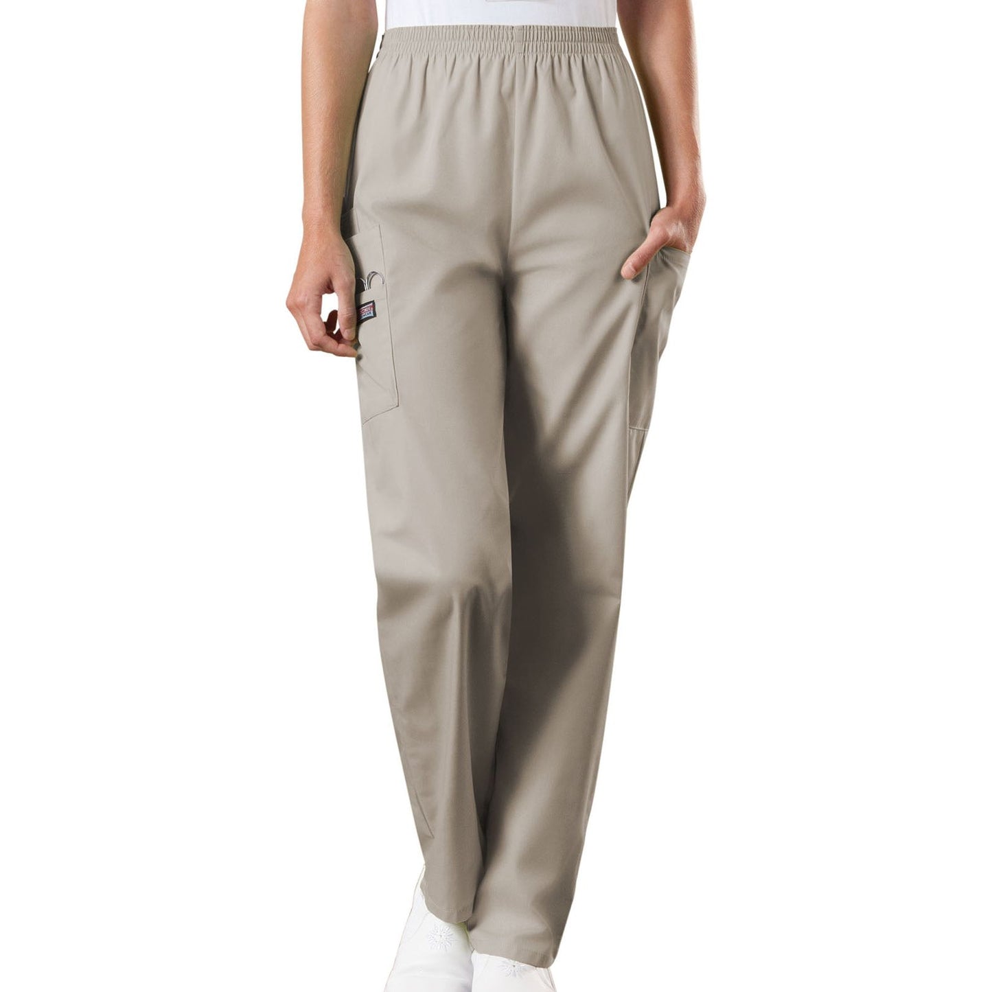 Natural Rise Tapered Pull-On Cargo Pant