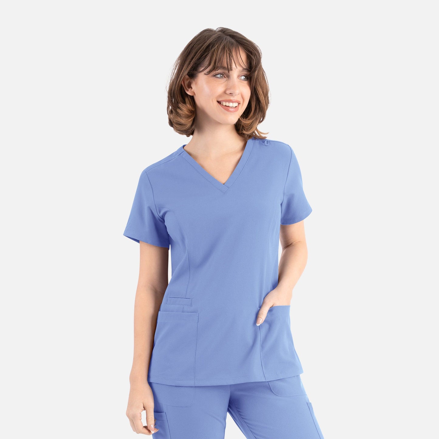 Womens Double V-Neck Top