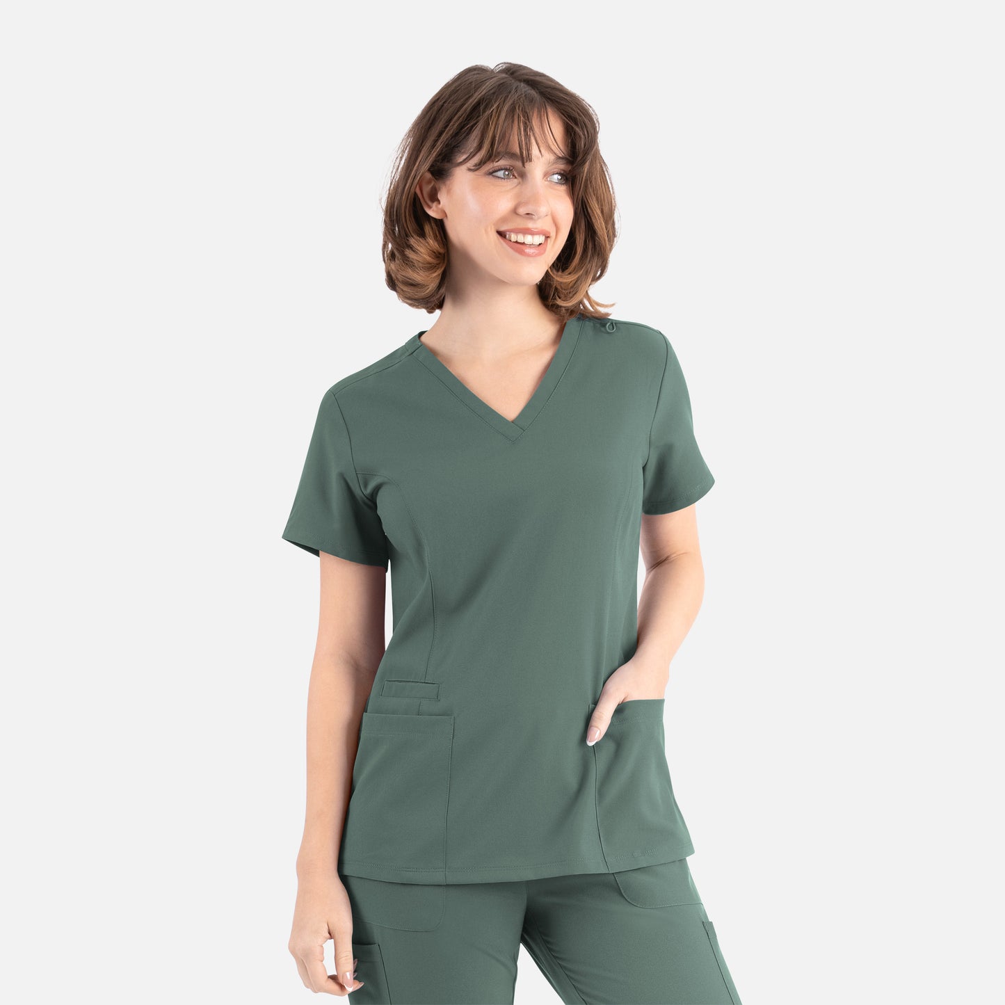 Womens Double V-Neck Top