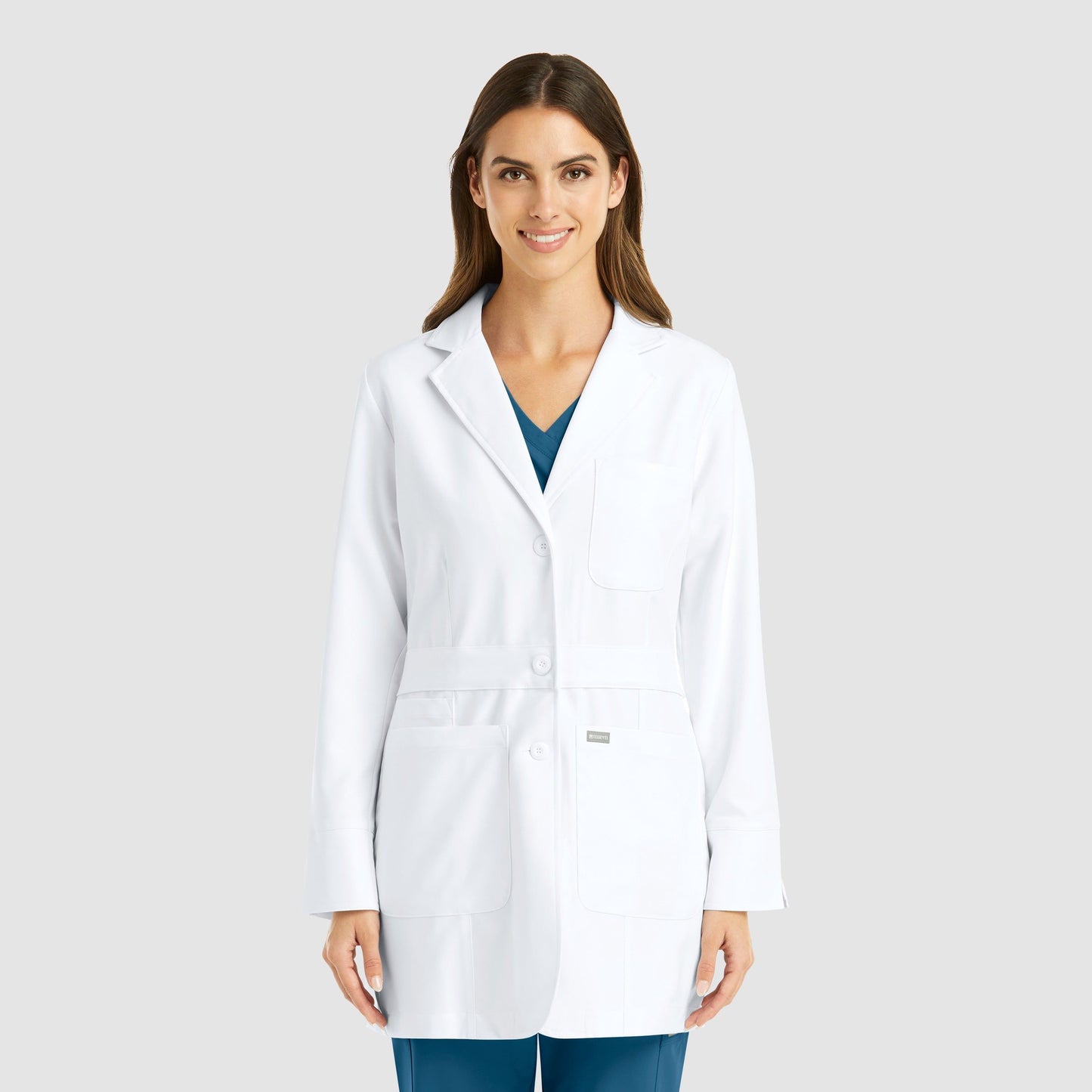 Women's Mid Length Lab Coat