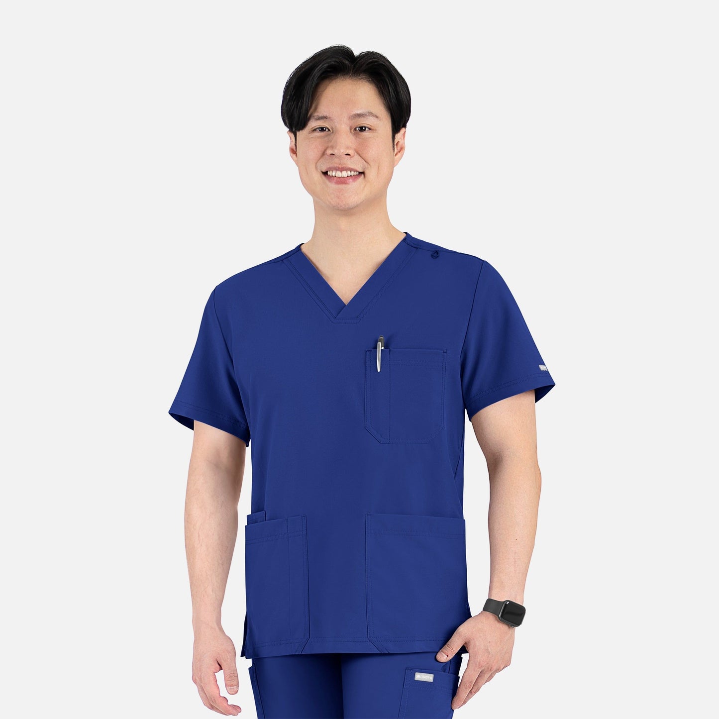 Men's 4 Pocket Banded V-Neck Top