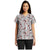 V-Neck Print WhiteCross Top SALE