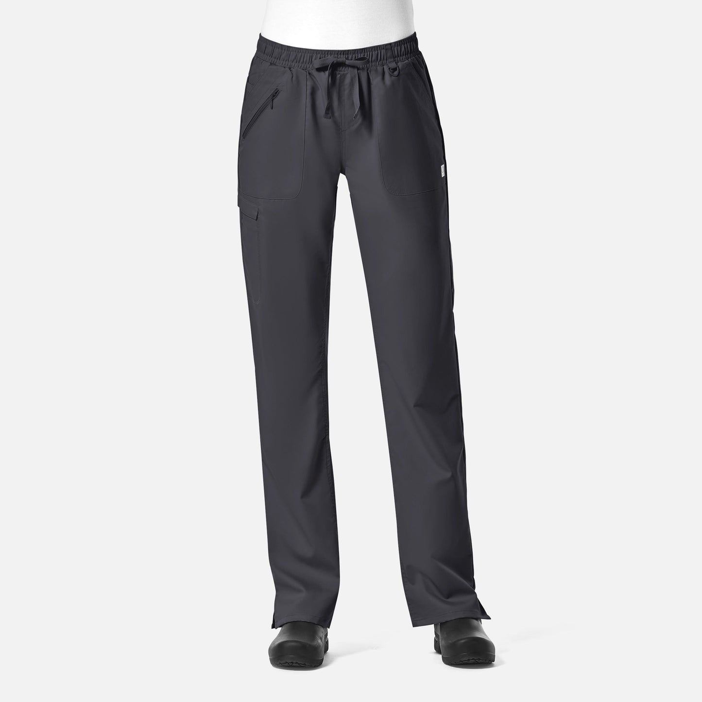 Women's Full Elastic Zipper Pocket Cargo Pant