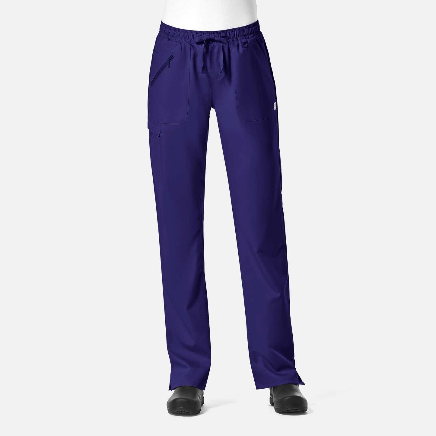 Women's Full Elastic Zipper Pocket Cargo Pant