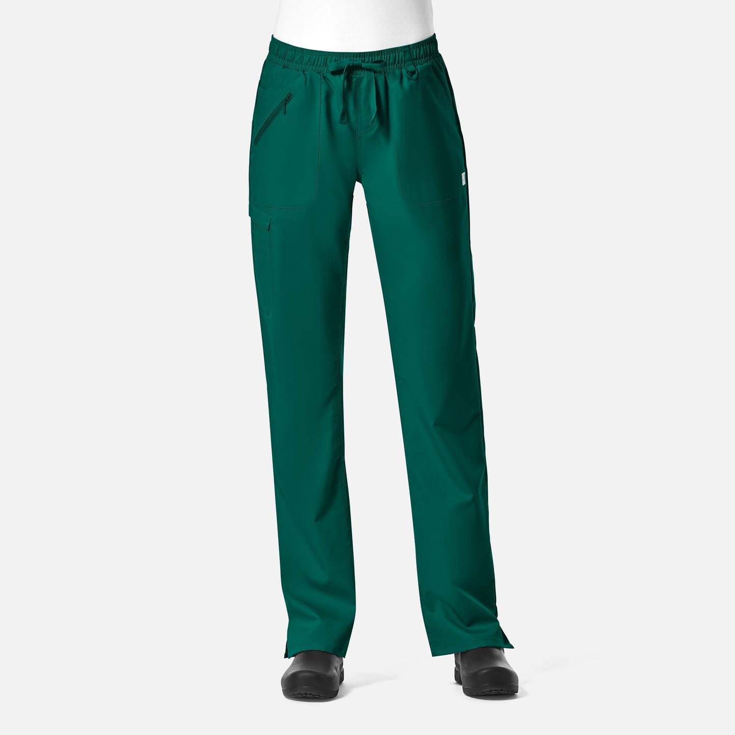 Women's Full Elastic Zipper Pocket Cargo Pant