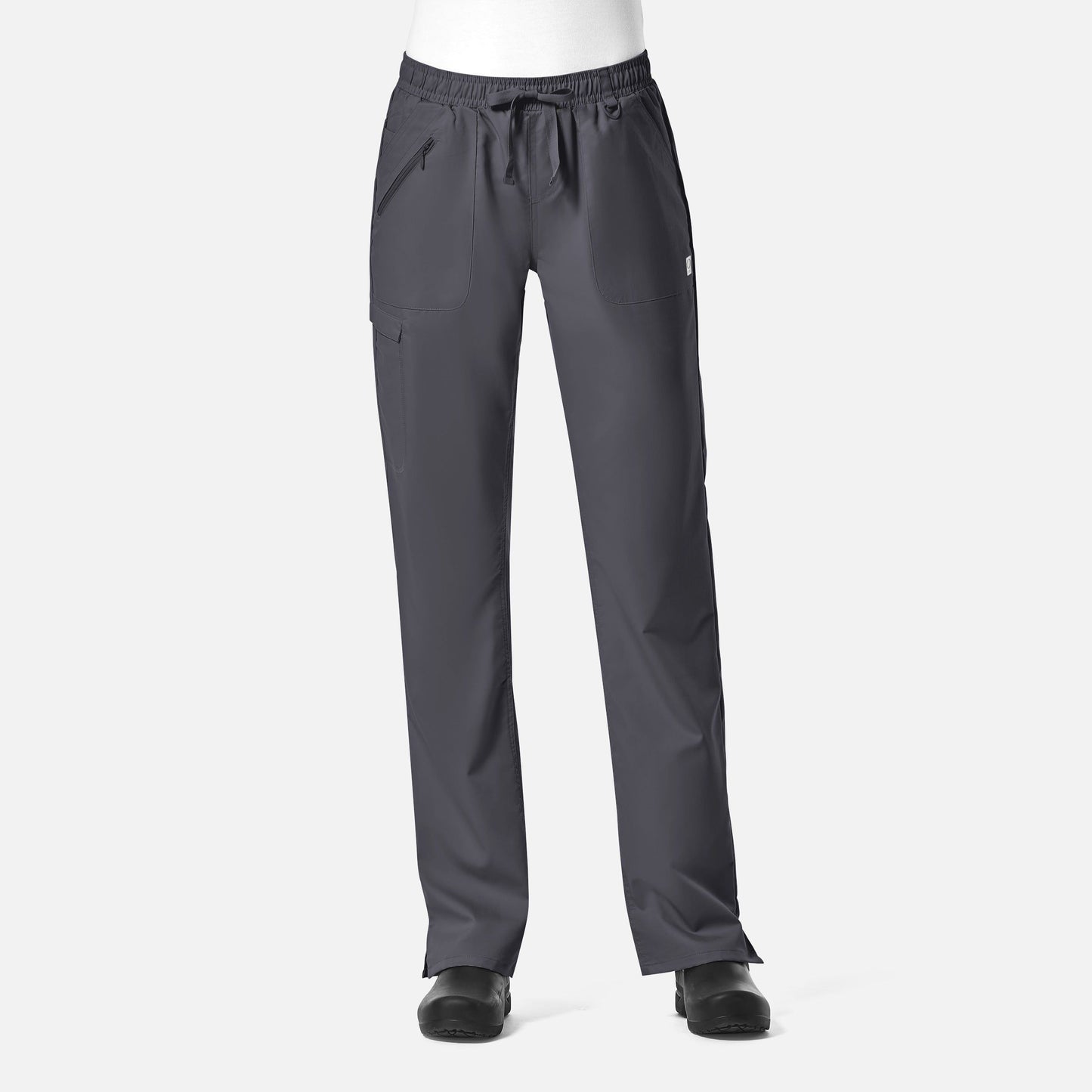 Women's Full Elastic Zipper Pocket Cargo Pant