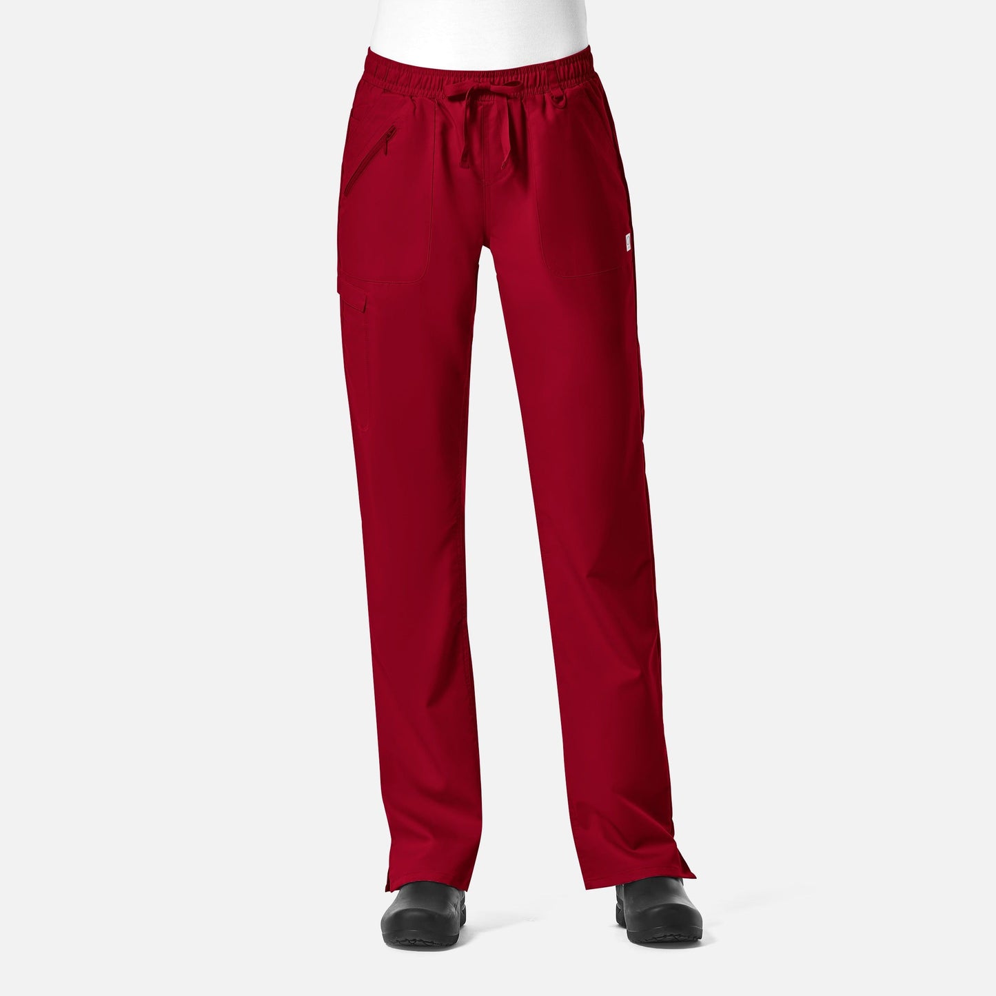 Women's Full Elastic Zipper Pocket Cargo Pant