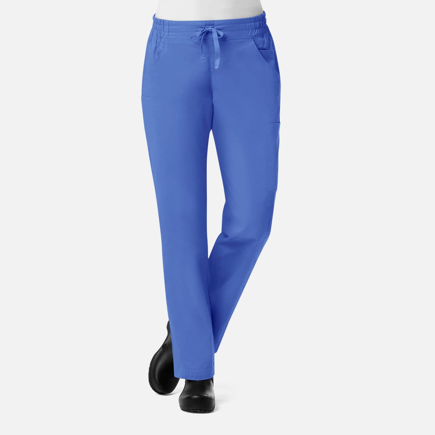 Ladies Mesh Pocket 3-Quaters Elastic Band Pant