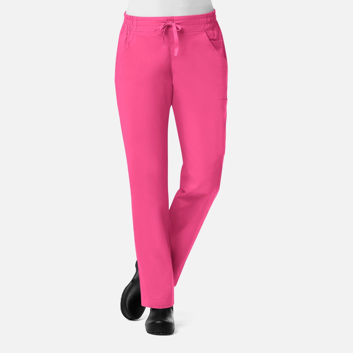 Ladies Mesh Pocket 3-Quaters Elastic Band Pant