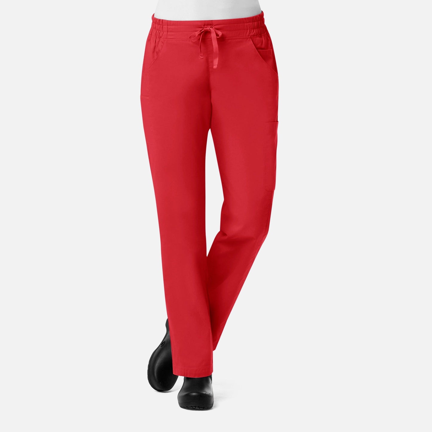 Ladies Mesh Pocket 3-Quaters Elastic Band Pant
