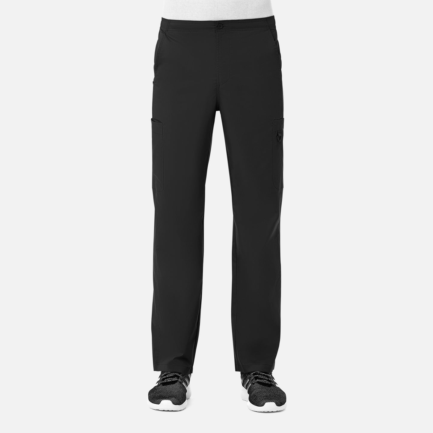 Men Half Elastic Fly Front 8-Pocket Cargo Pant