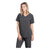 Solid Scrub Top by Marvella Pleated Shoulder