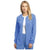 Solid Scrub Jacket Women's 3-Pocket Warm-Up by Marvella