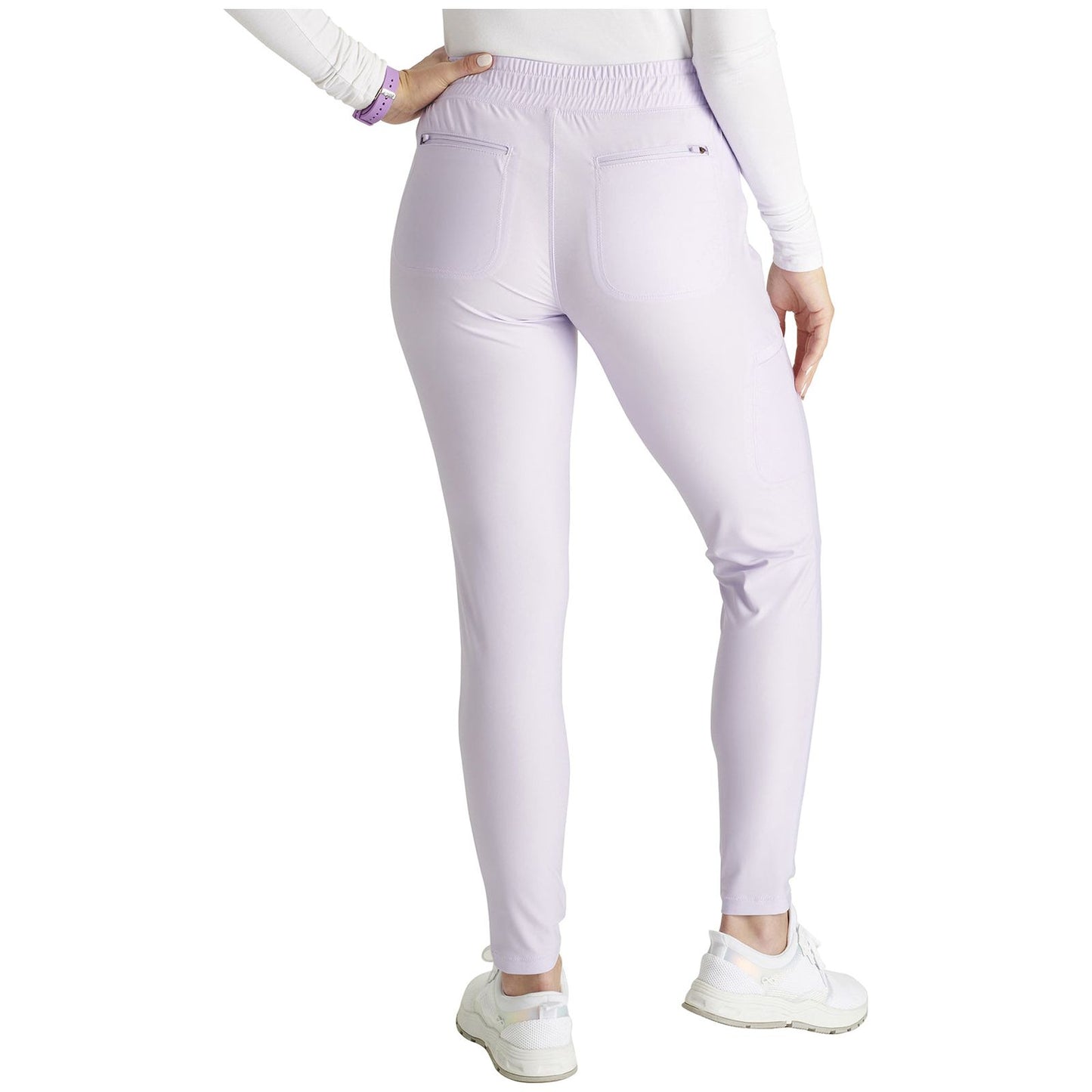 Mid Rise Tapered Leg Drawstring Pant