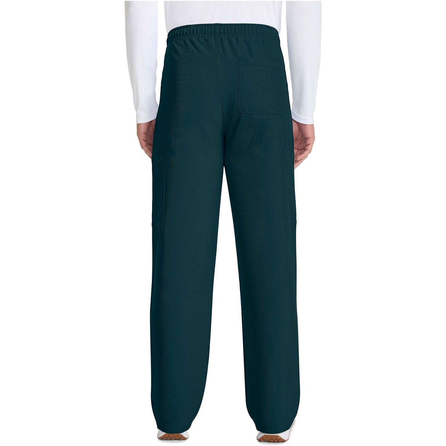 Unisex Mid Rise Drawstring Straight Pant