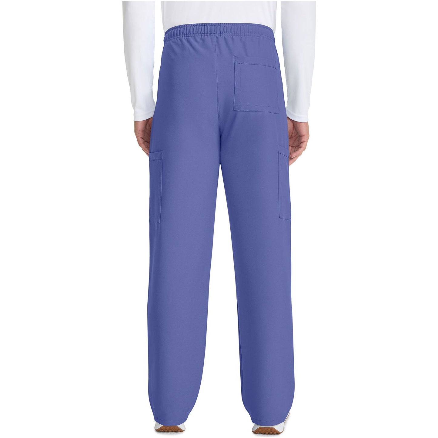 Unisex Mid Rise Drawstring Straight Pant