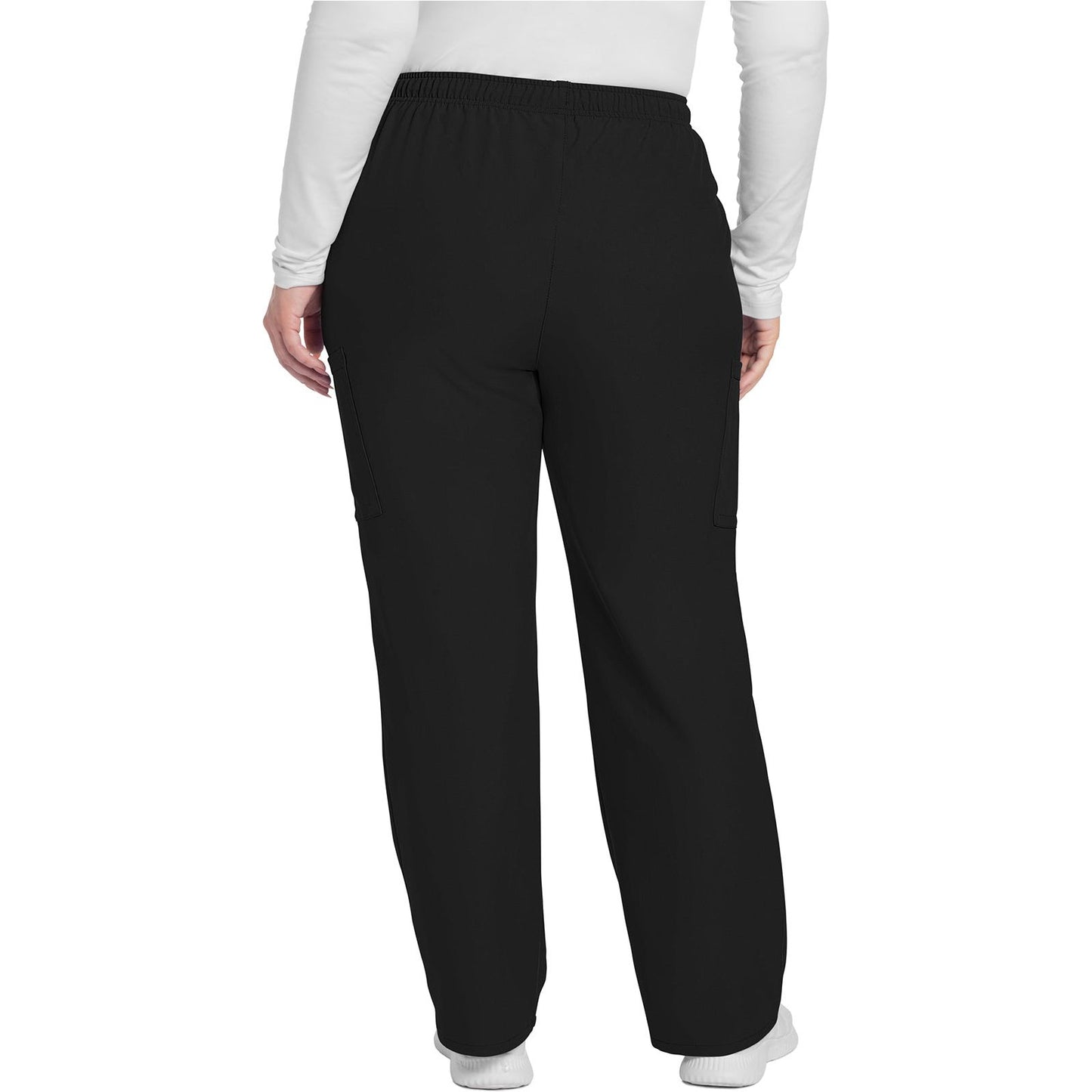 Mid Rise Pull-on Slim Leg Cargo Pant