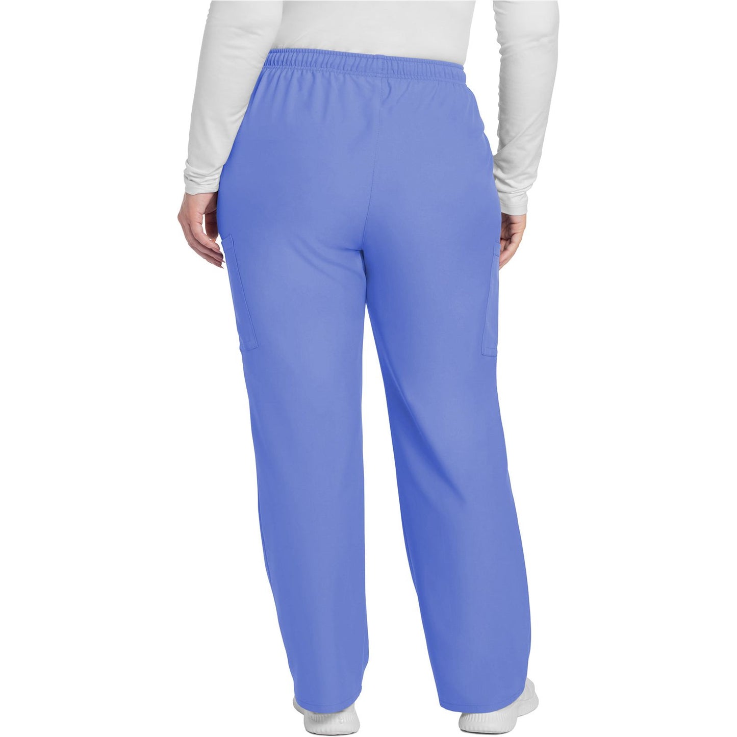 Mid Rise Pull-on Slim Leg Cargo Pant