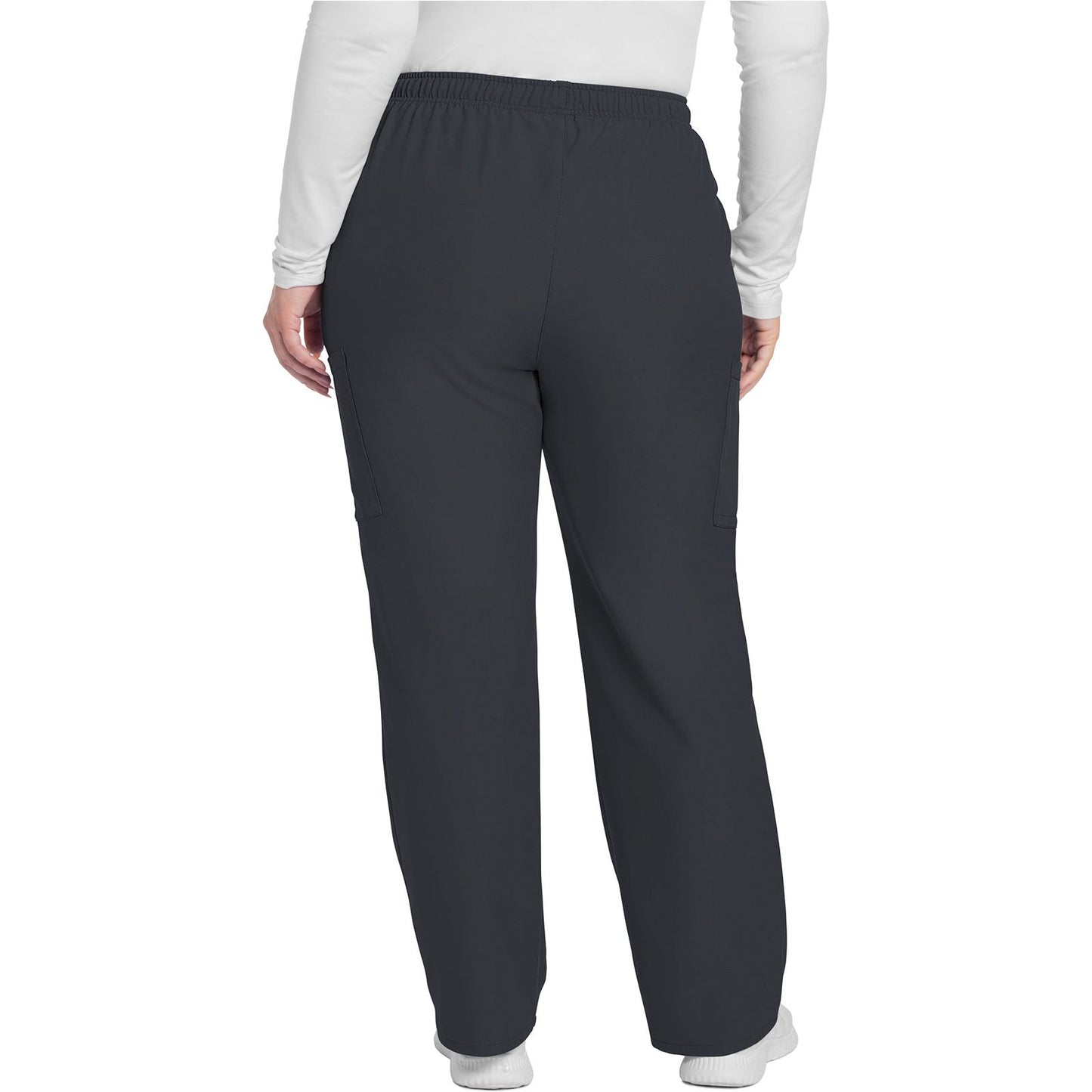 Mid Rise Pull-on Slim Leg Cargo Pant