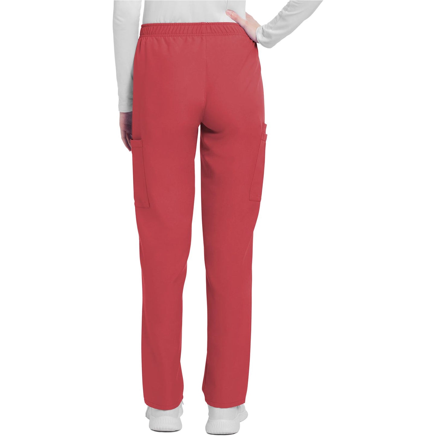 Mid Rise Pull-on Slim Leg Cargo Pant