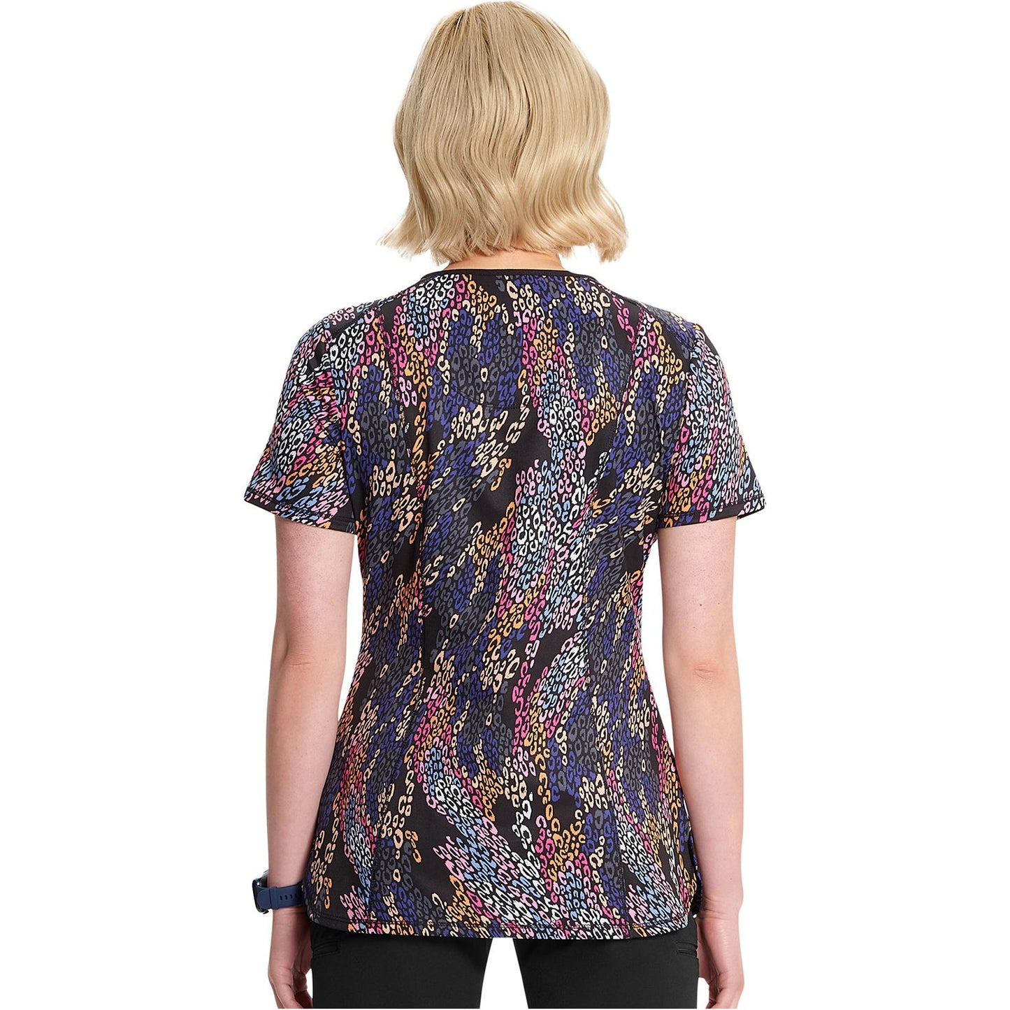 V-Neck Print Top