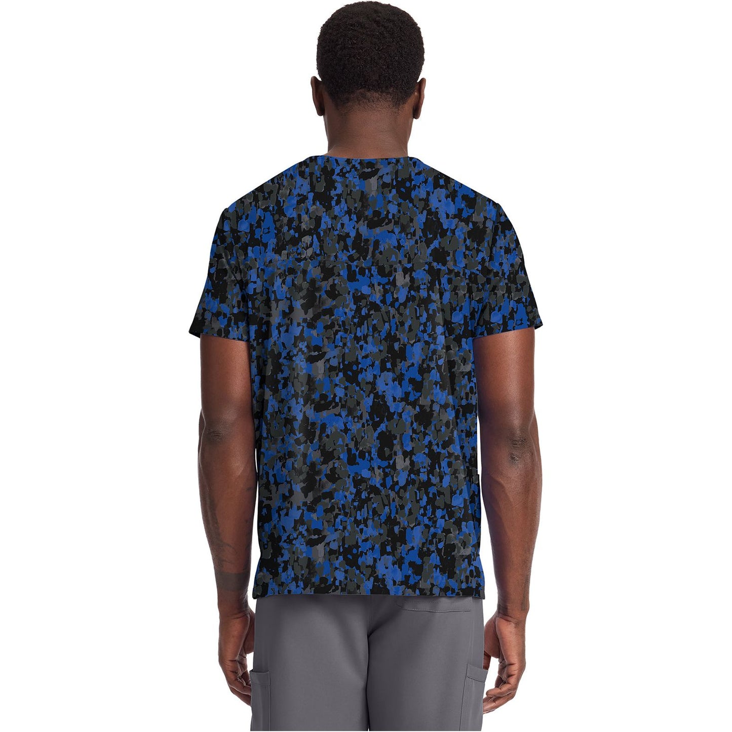 Unisex V-Neck Print Top