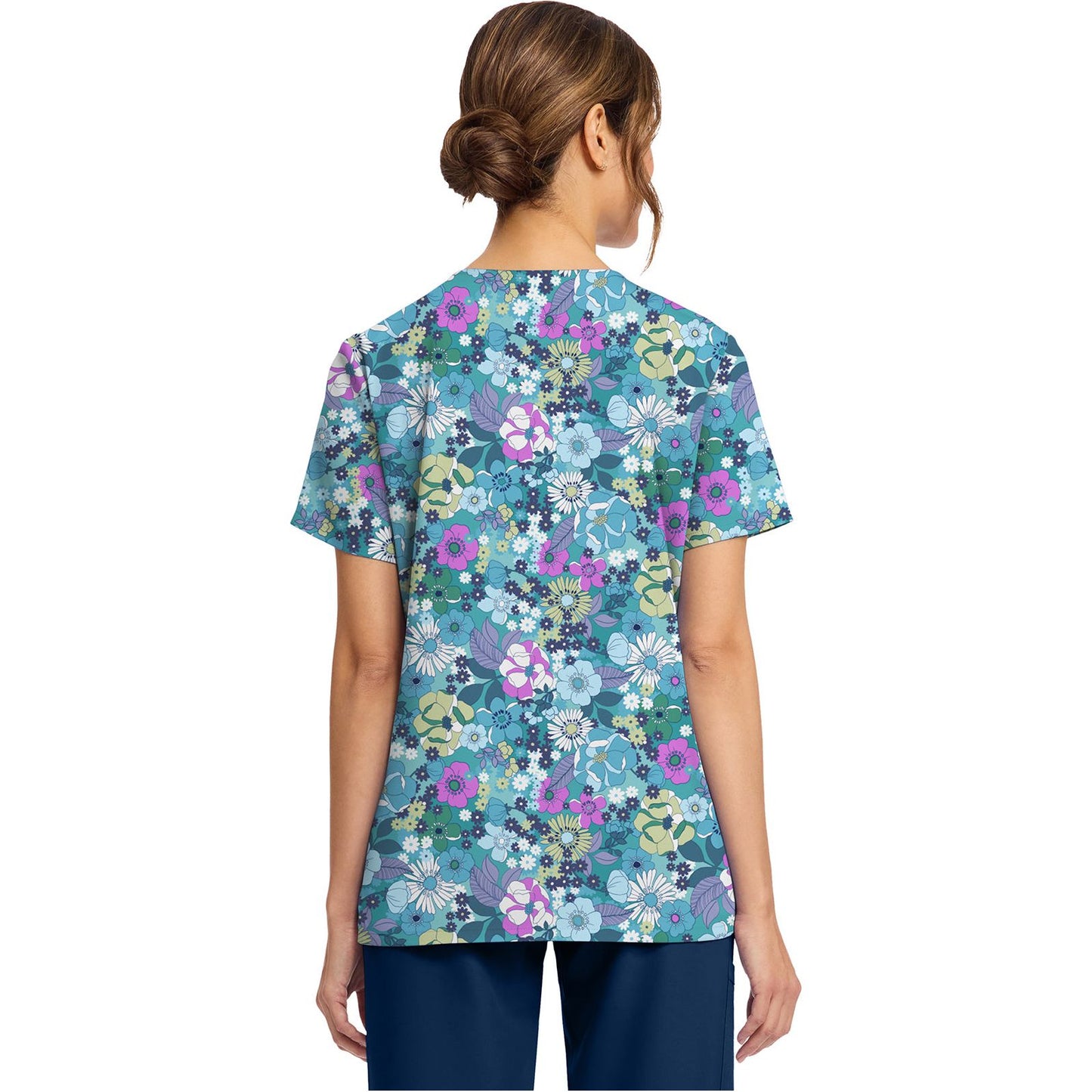 Women's Print V-Neck Top