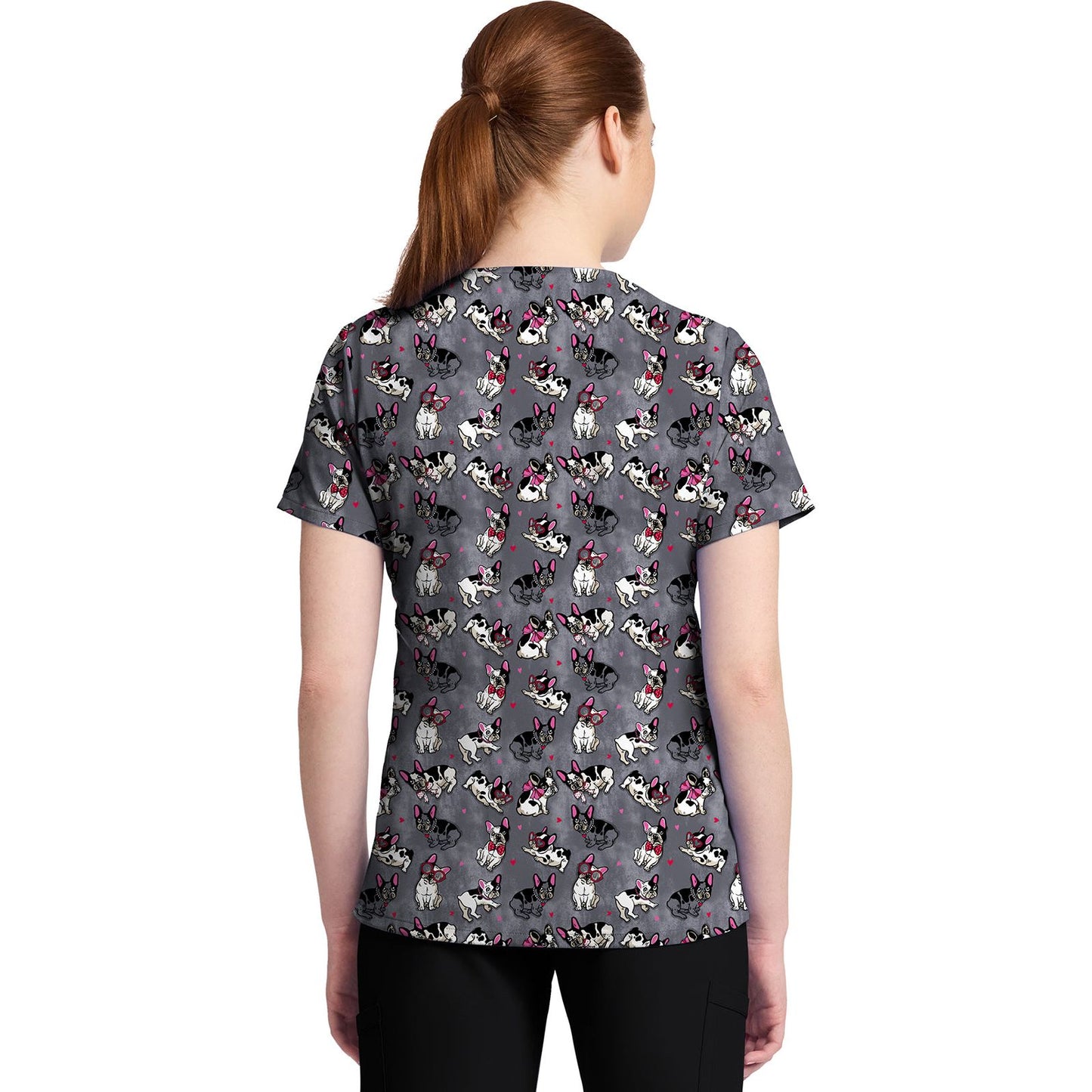 Women's High-Low V-Neck Top