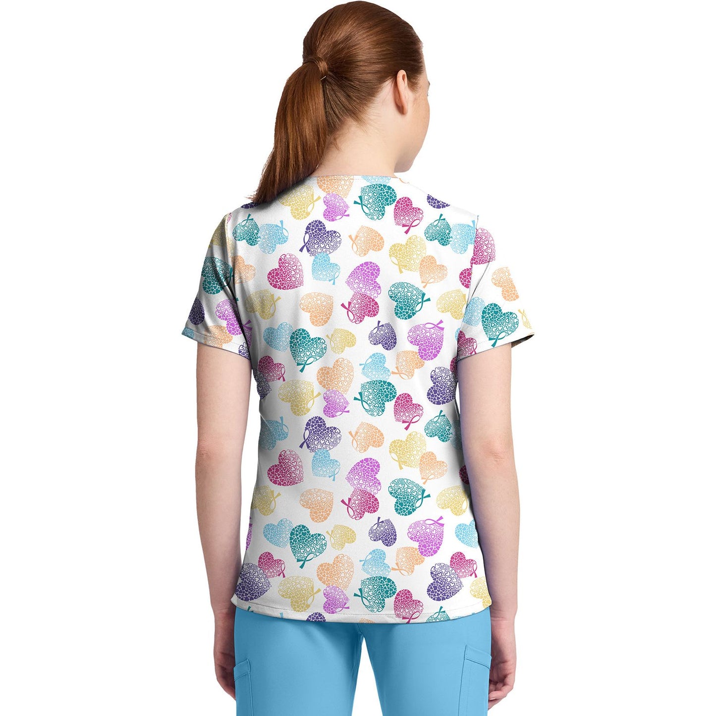 Women's High-Low V-Neck Top