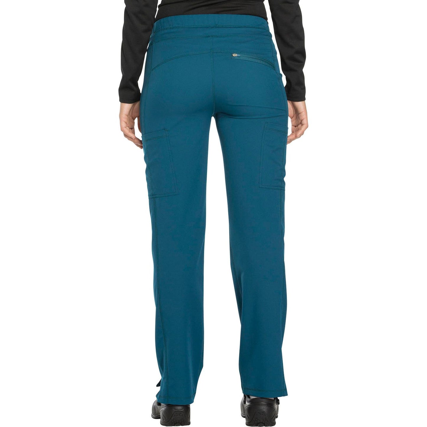 Mid Rise Straight Leg Drawstring Pant