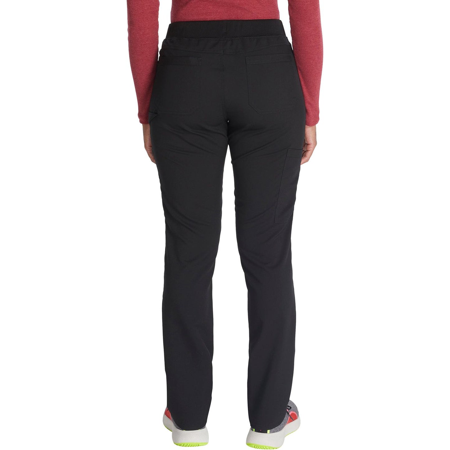 Mid Rise Tapered Leg Pull-on Pant