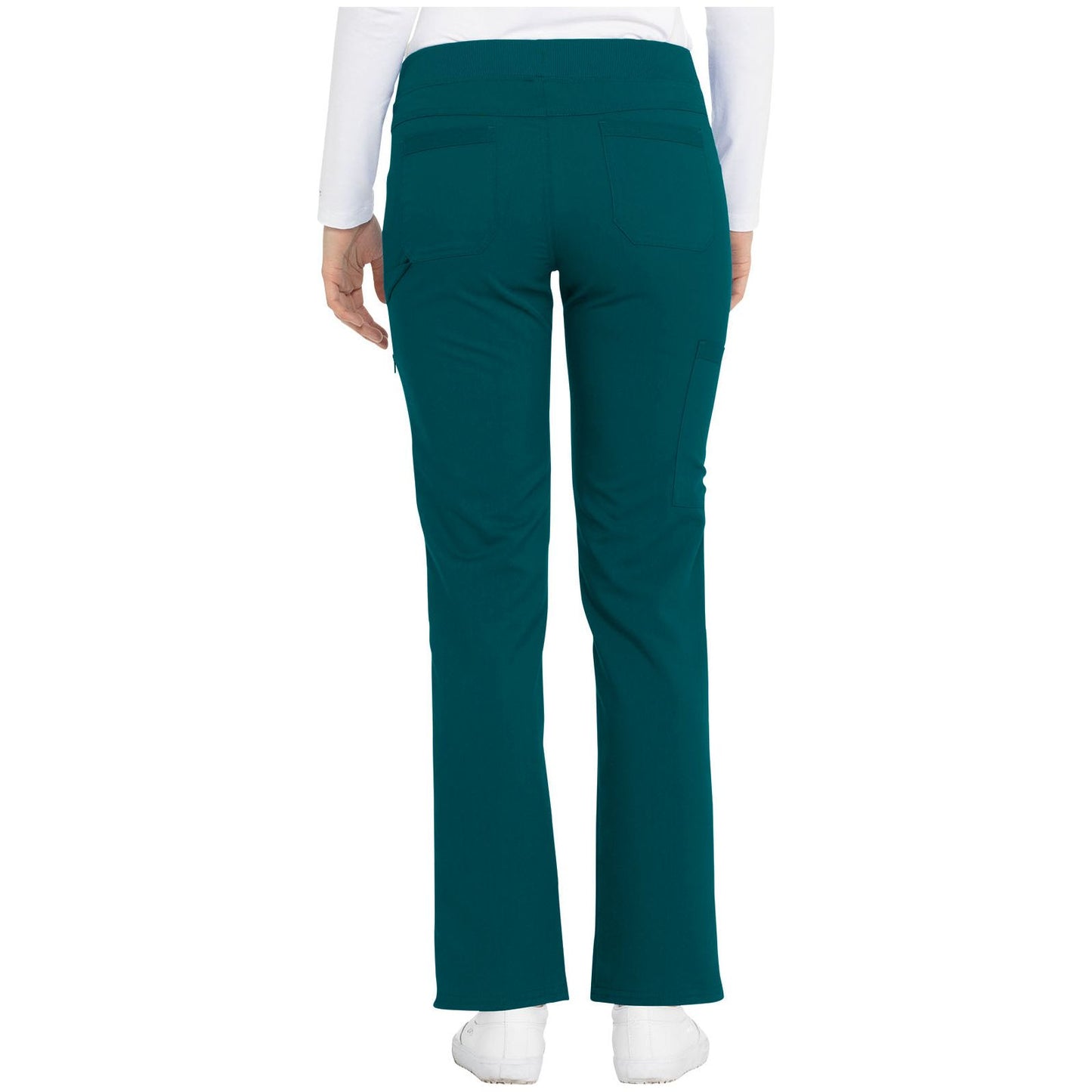 Mid Rise Tapered Leg Pull-on Pant