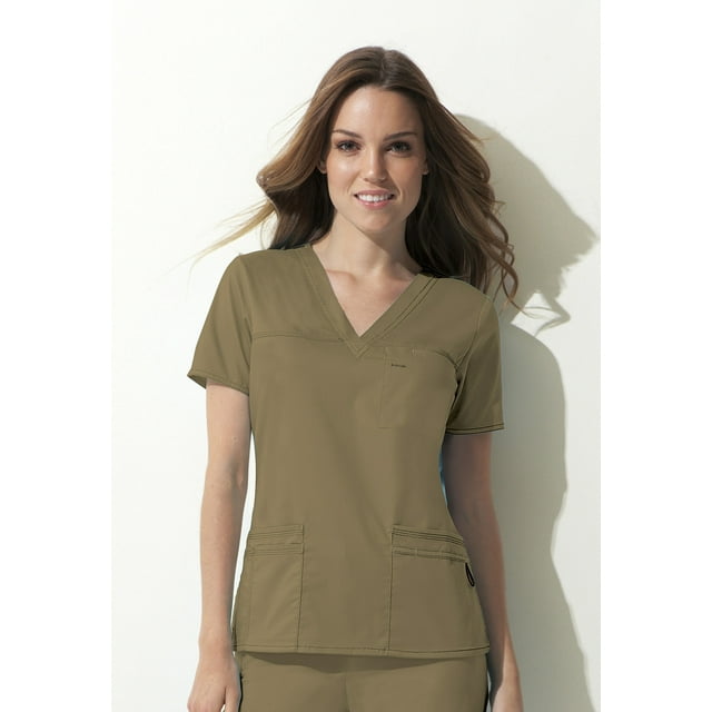 Solid Scrub Top V-Neck By Dickies 817455