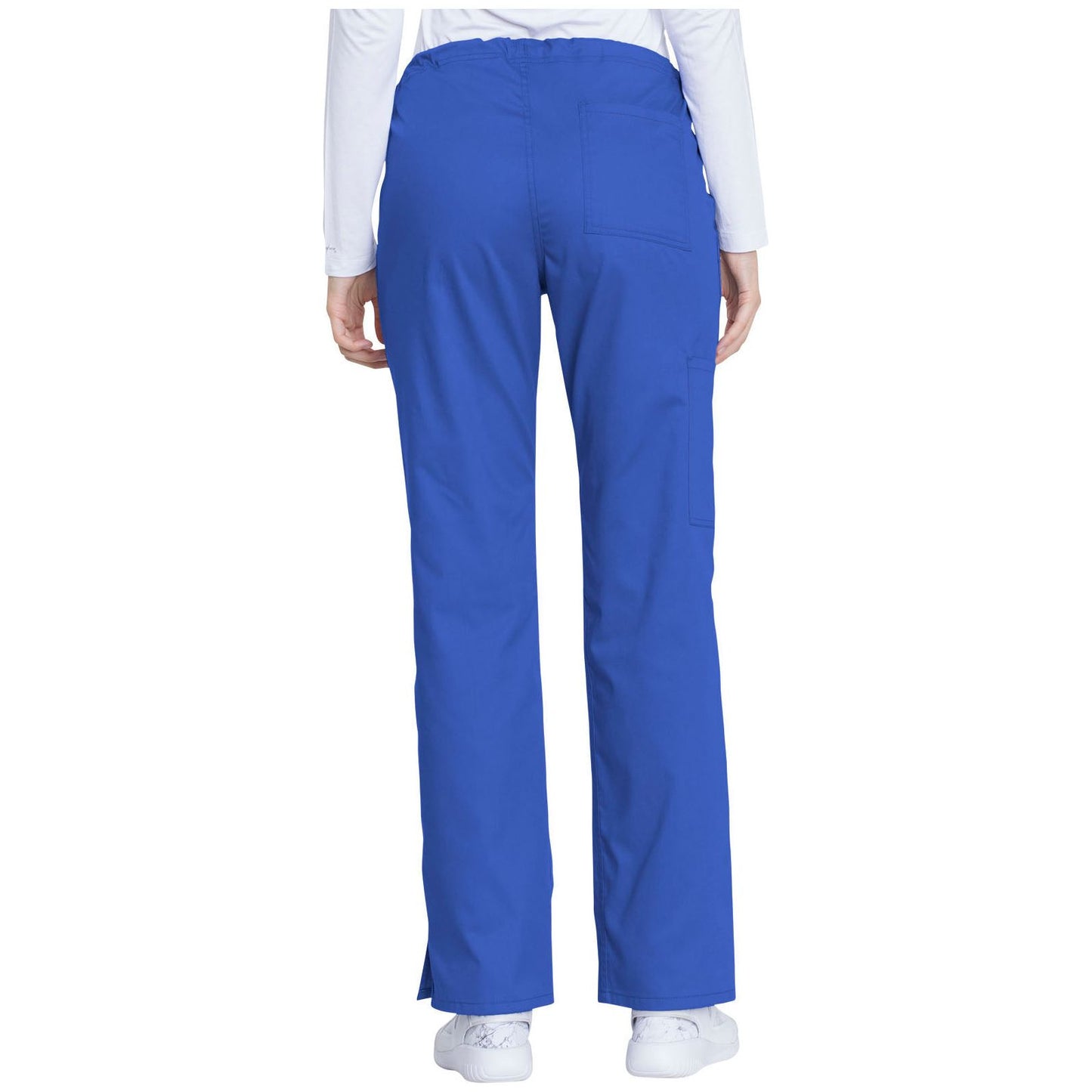 Mid Rise Straight Leg Drawstring Pant