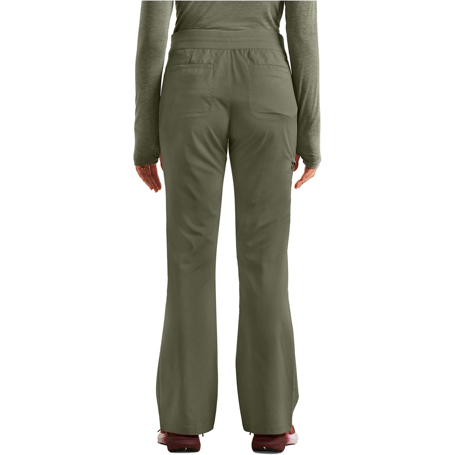 Tessa Mid Rise Drawstring Boot Cut Pant