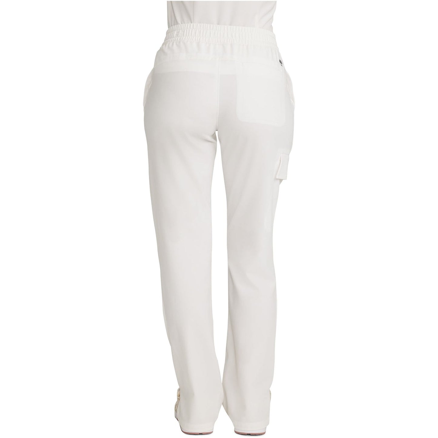 Mid Rise Drawstring Straight Leg