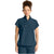 Women's Partial Zip Stand Collar Top