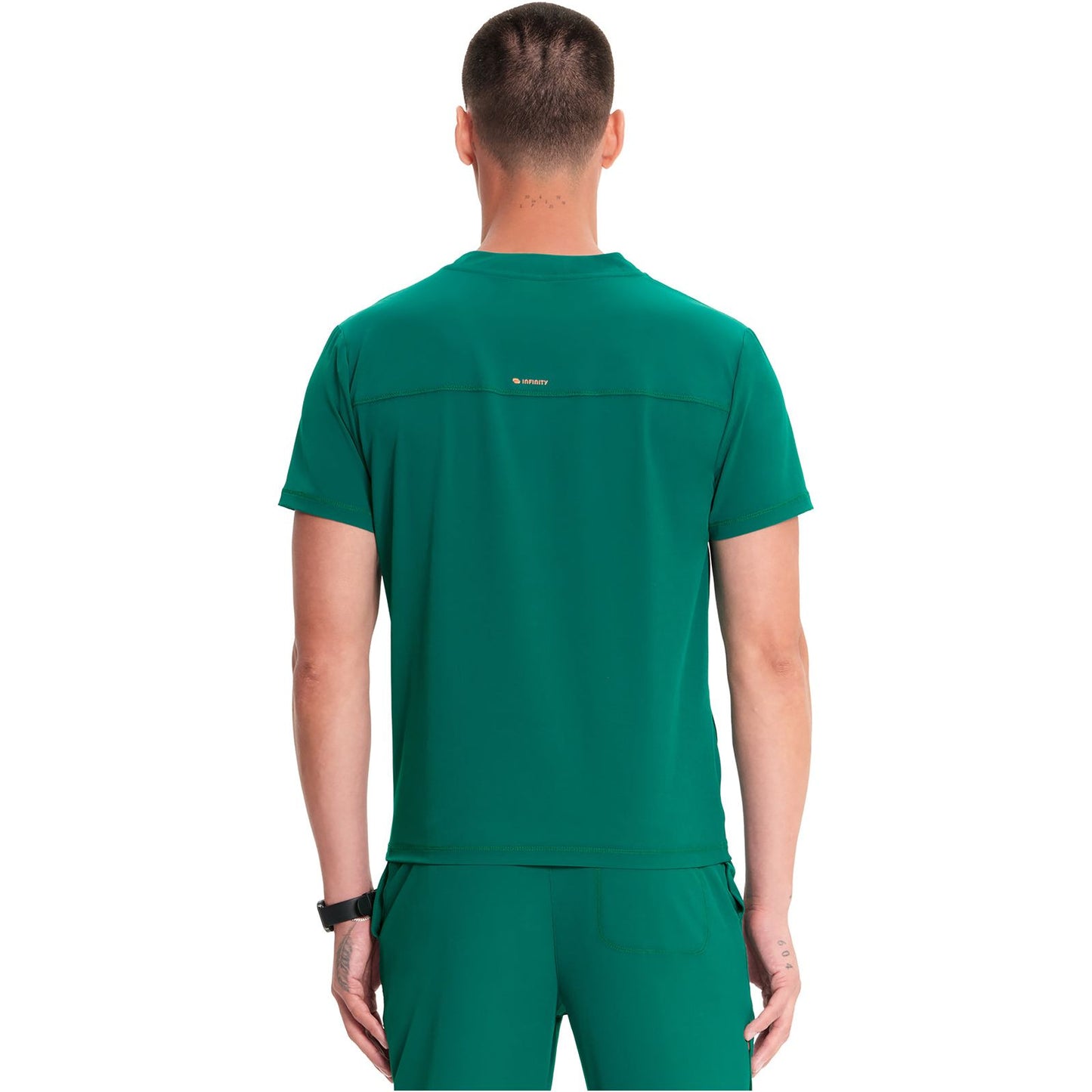 Men's Partial Zip V-Neck Top