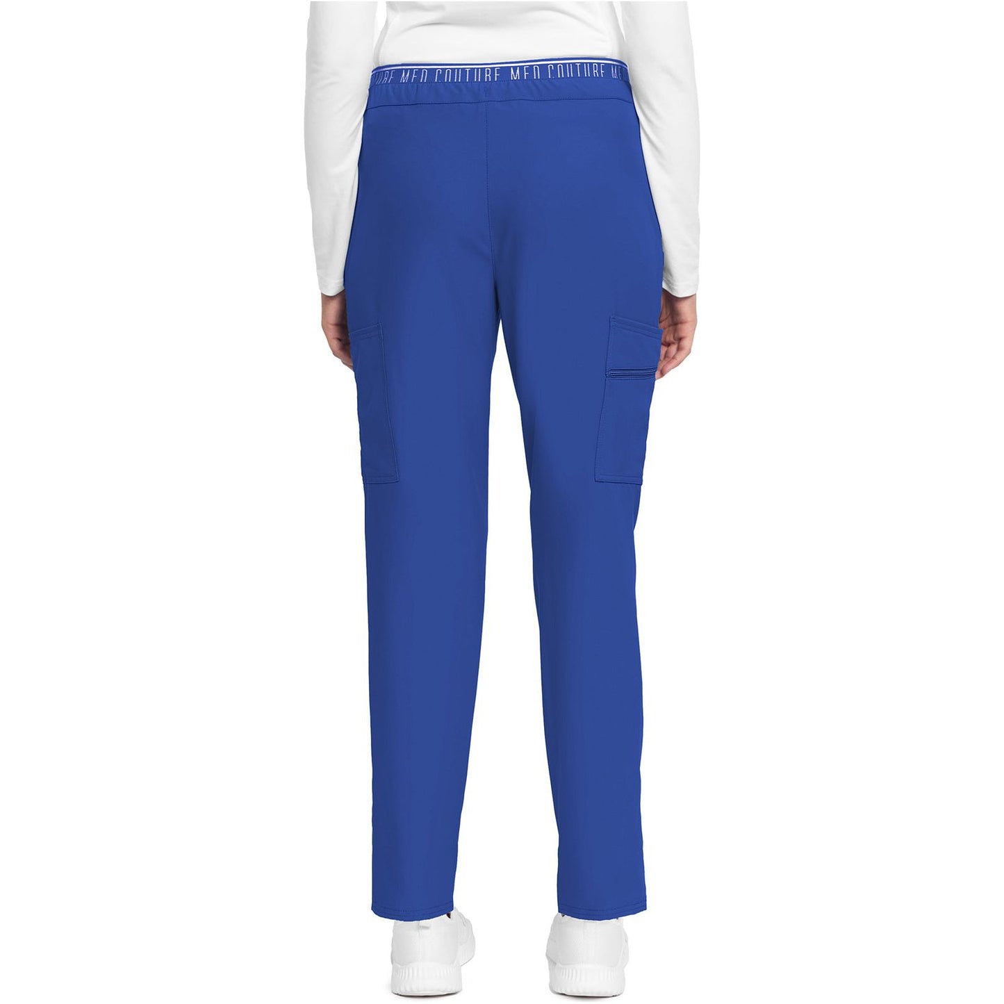 Mid Rise Pull-on Tapered Leg Ankle Pant