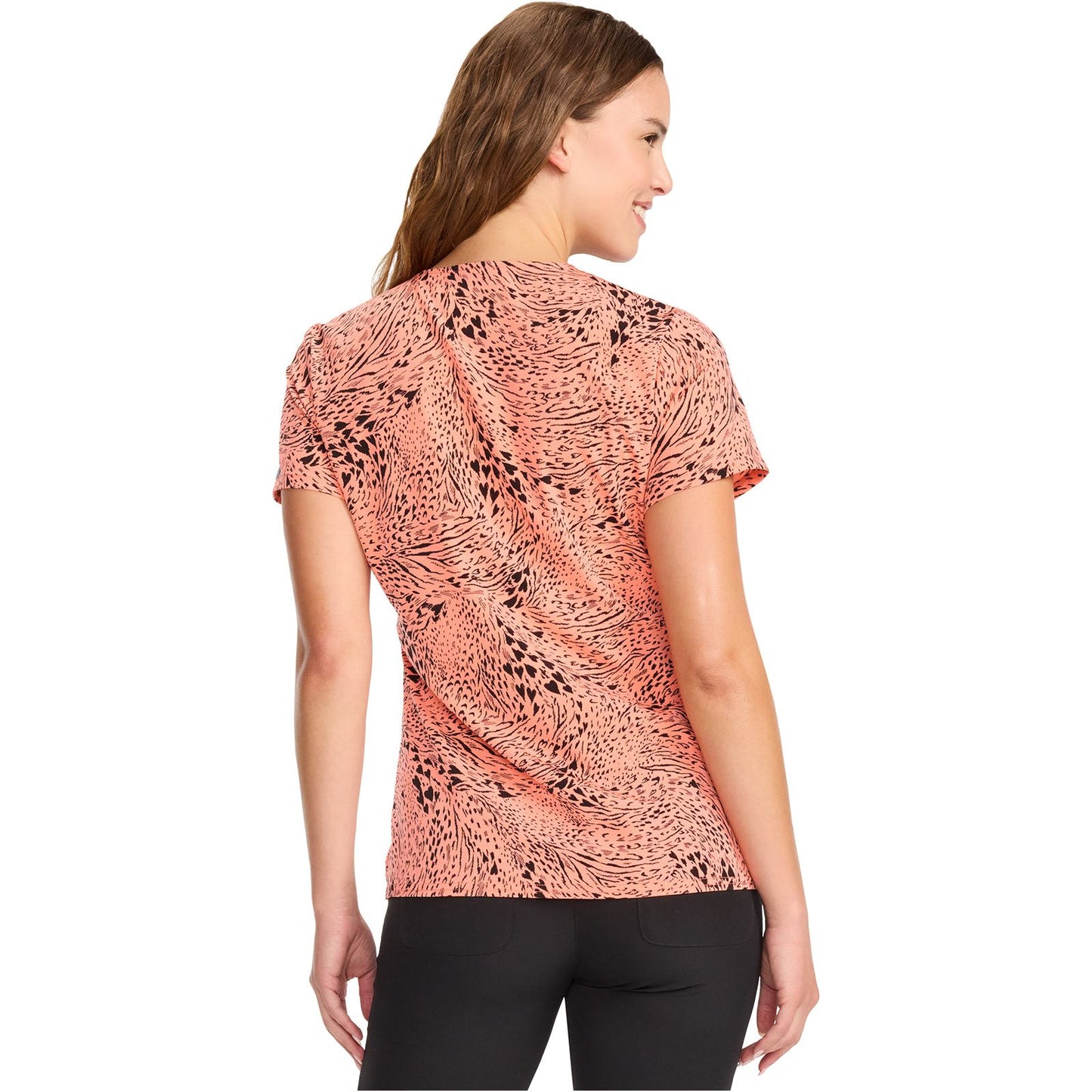 Print V-Neck Top