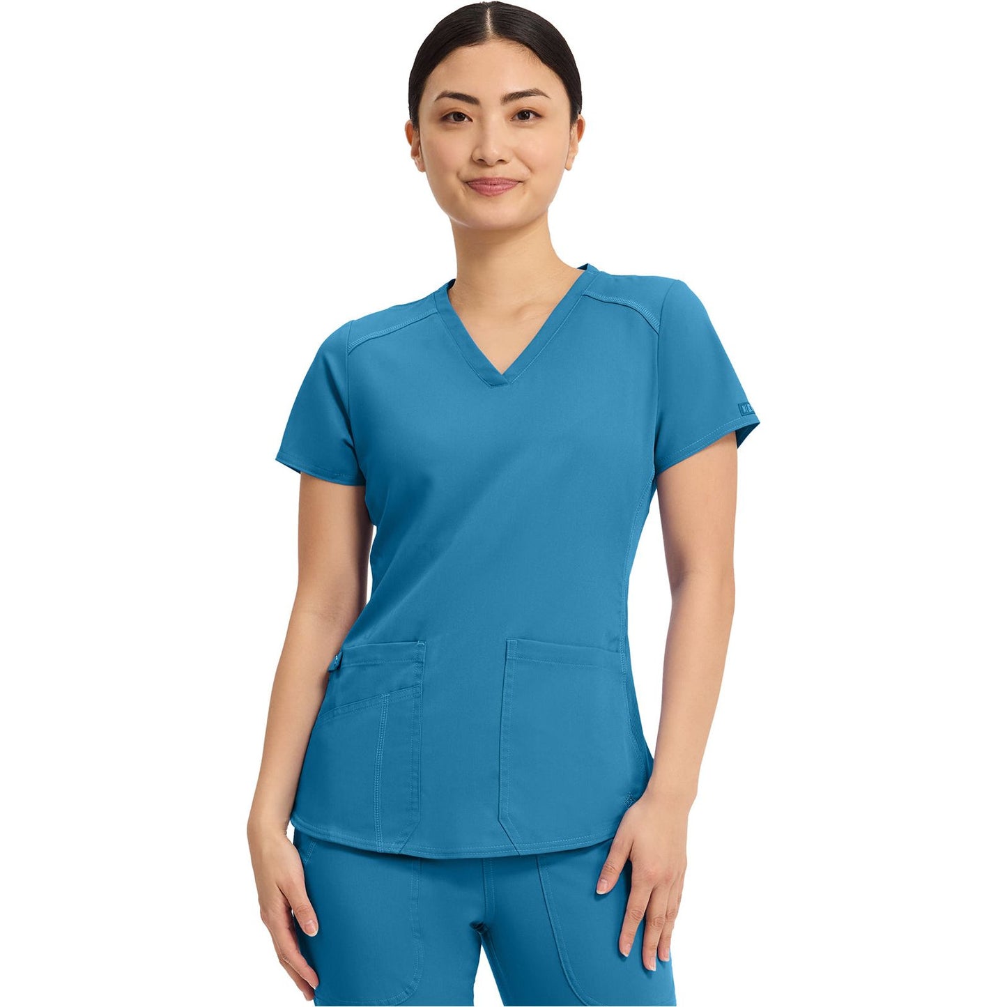 V-Neck Shirttail Top