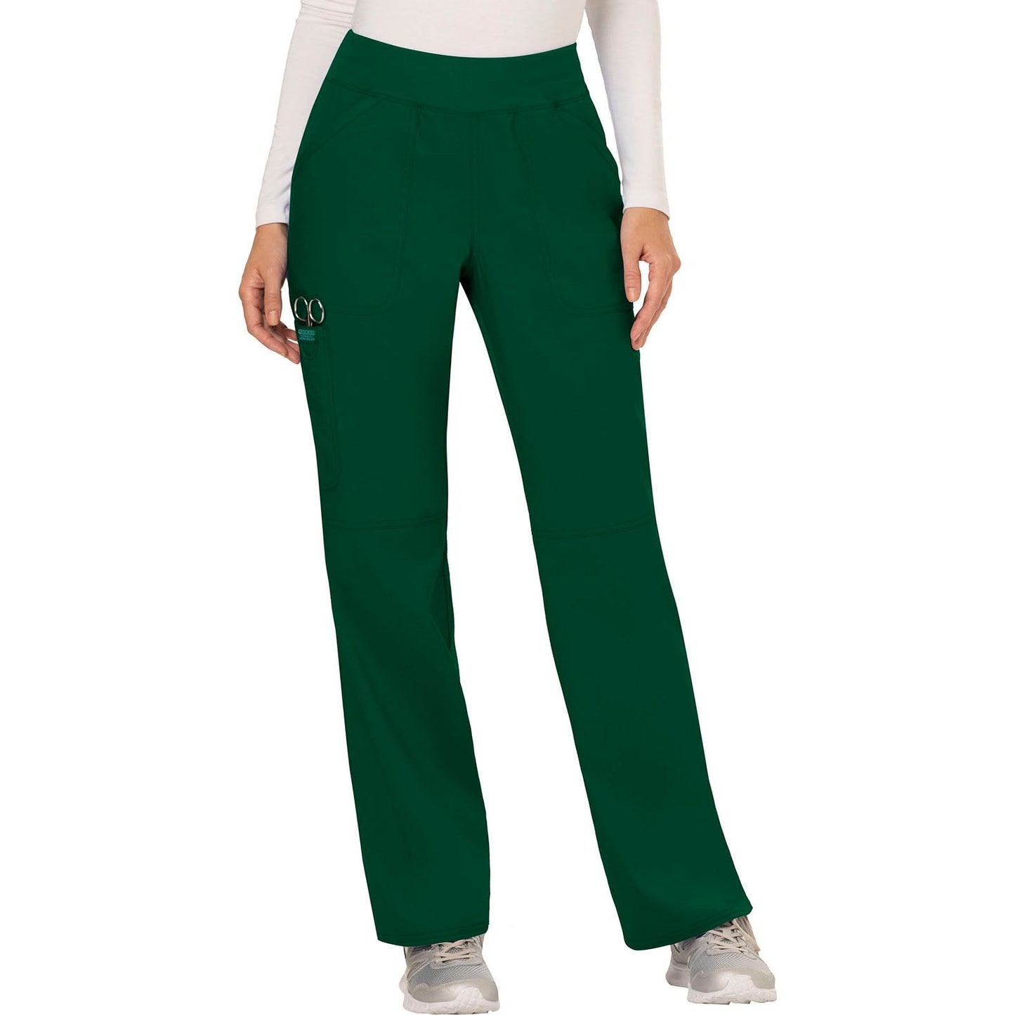 Mid Rise Straight Leg Pull-on Pant