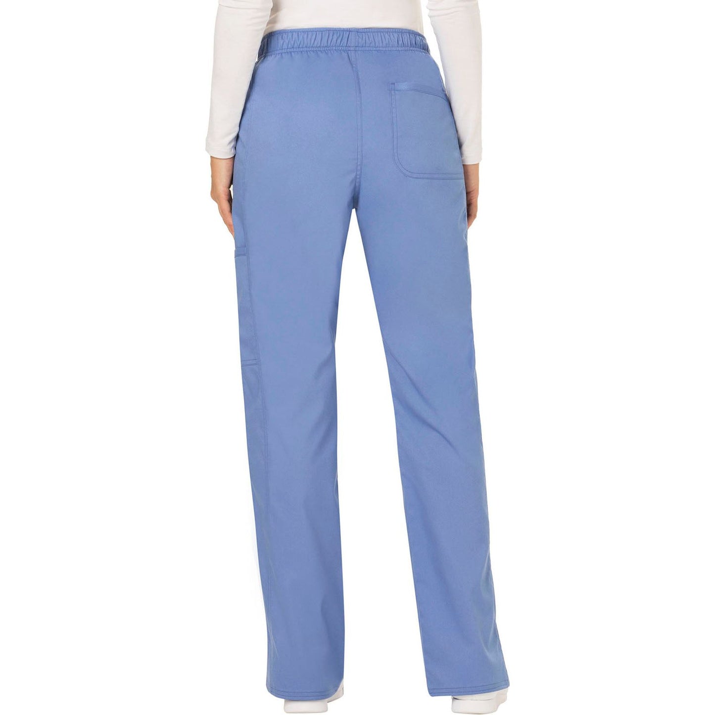Mid Rise Moderate Flare Drawstring Pant